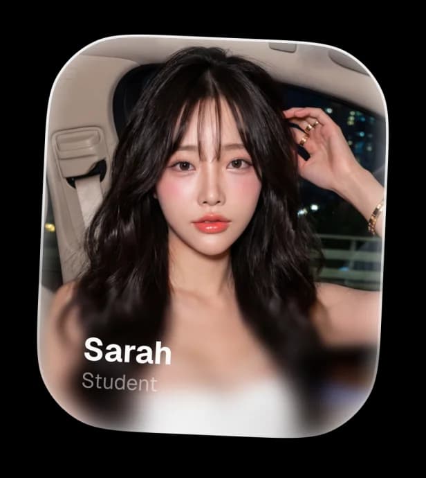 Sarah, a profile that fits your type